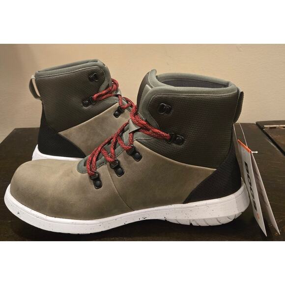 BOGS Loden Hiker Snow Boot Waterproof Leather Cushioned Green Womens 9.5 NIB - Picture 9 of 14
